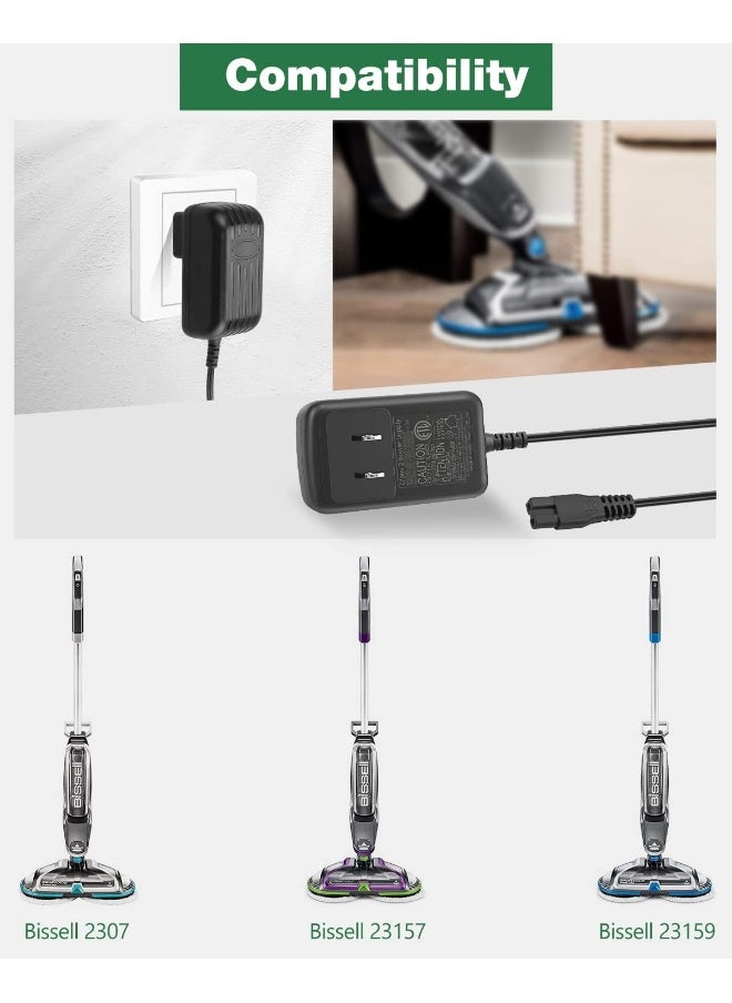 JOVNO - Charger For Bissell Spinwave 2315 23159 2315A 23158 23157 2307 Cordless Hard Floor Spin Mop - Image 1