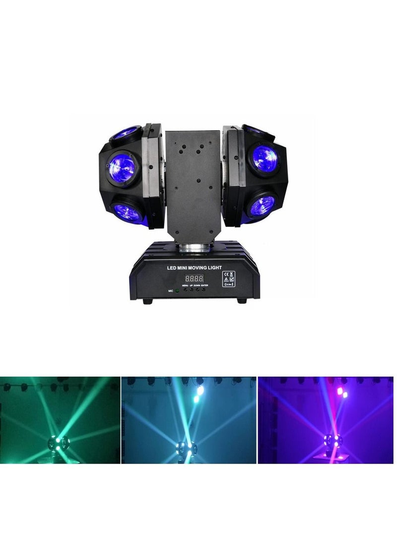 Crony 12 قطعة X 10 واط ضوء رأس متحرك LED سوبر بييم ضوء كرة قدم مزدوجة الكرة لون RGBW للمرحلة - Image 1