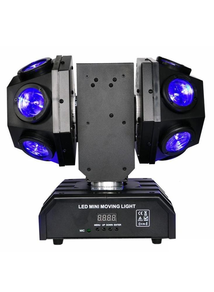 Crony 12 قطعة X 10 واط ضوء رأس متحرك LED سوبر بييم ضوء كرة قدم مزدوجة الكرة لون RGBW للمرحلة - Image 2