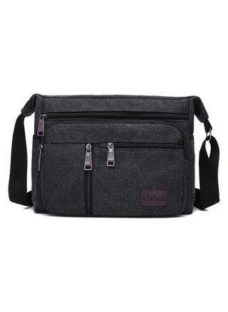 Canvas Shoulder Bag Crossbody Bag OutDoor Leisure Travel Backpack Black - pzsku/Z21BAA3FC27A331385C76Z/45/_/1675343475/876f411a-c47d-4bc6-aeba-4840caed204b