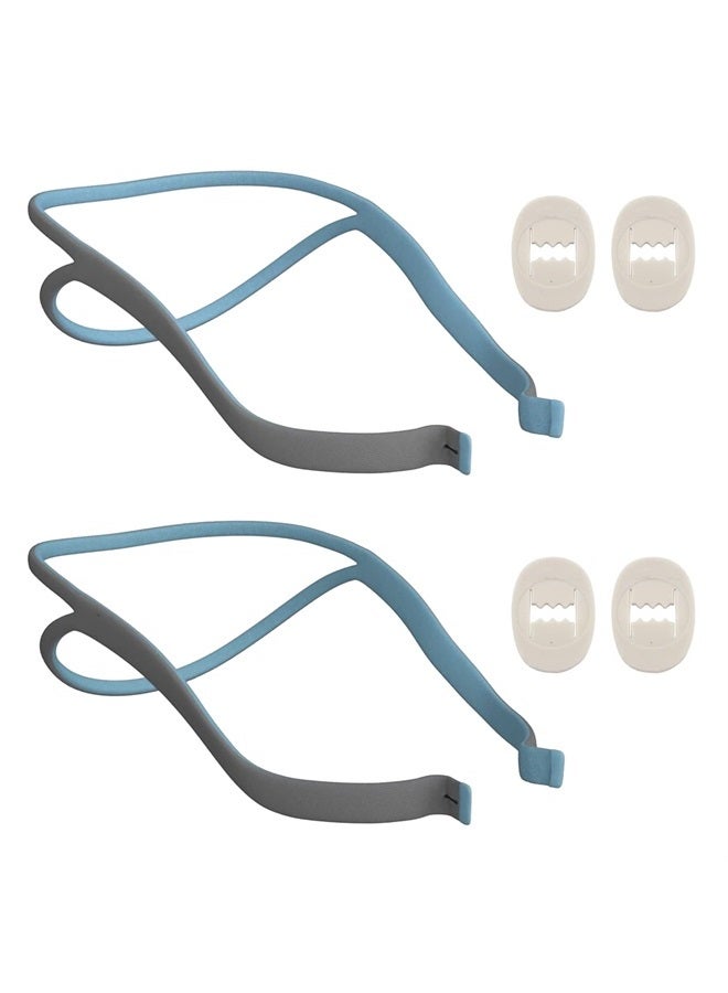 stonespace Resmed Airfit P10 Headgear Strap, Replacement CPAP Headgear Compatible with Resmed Airfit P10, 2-Pack  - Image 1