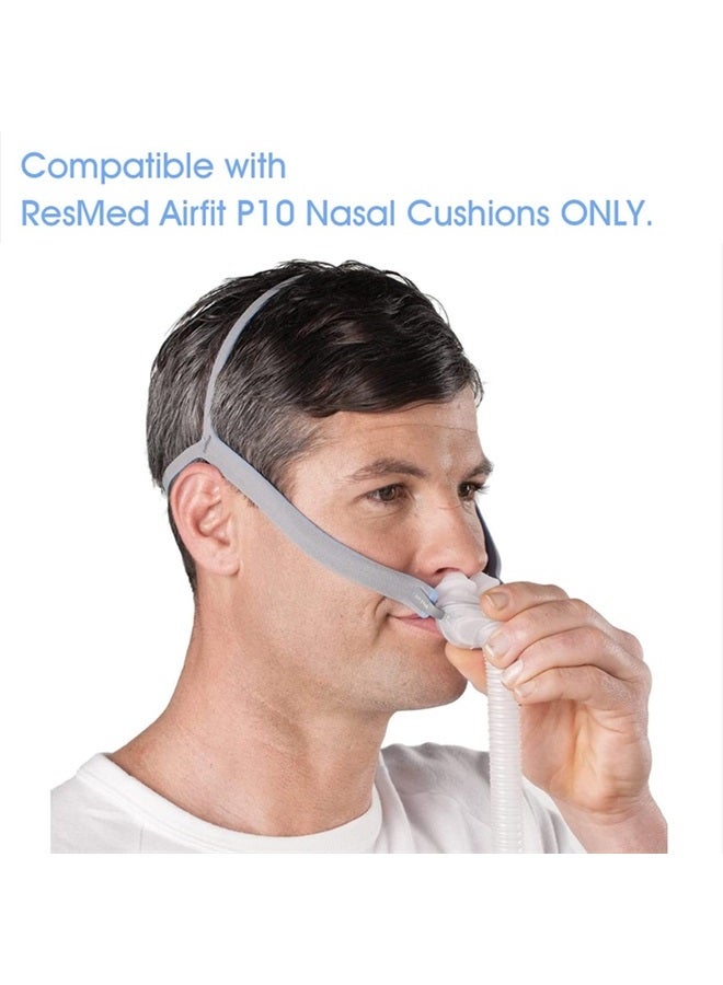 stonespace Resmed Airfit P10 Headgear Strap, Replacement CPAP Headgear Compatible with Resmed Airfit P10, 2-Pack  - Image 3