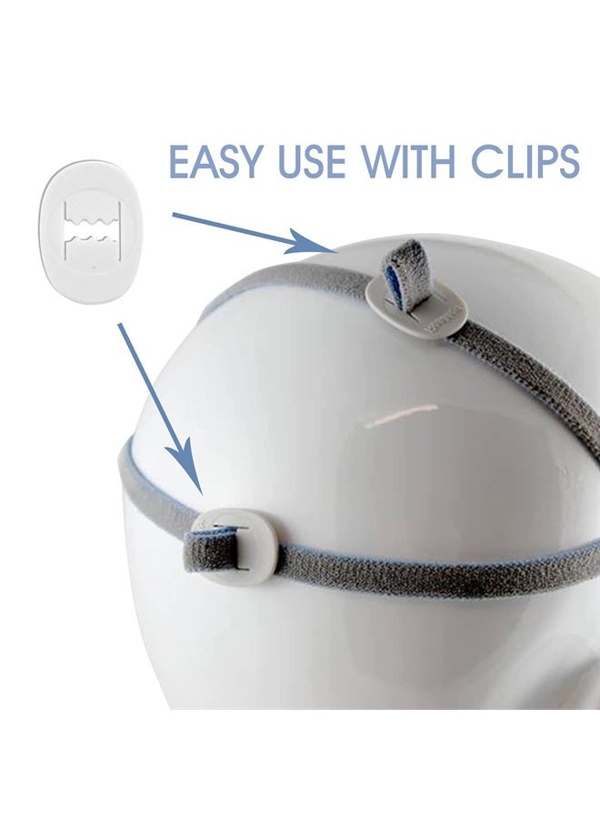 stonespace Resmed Airfit P10 Headgear Strap, Replacement CPAP Headgear Compatible with Resmed Airfit P10, 2-Pack  - Image 5
