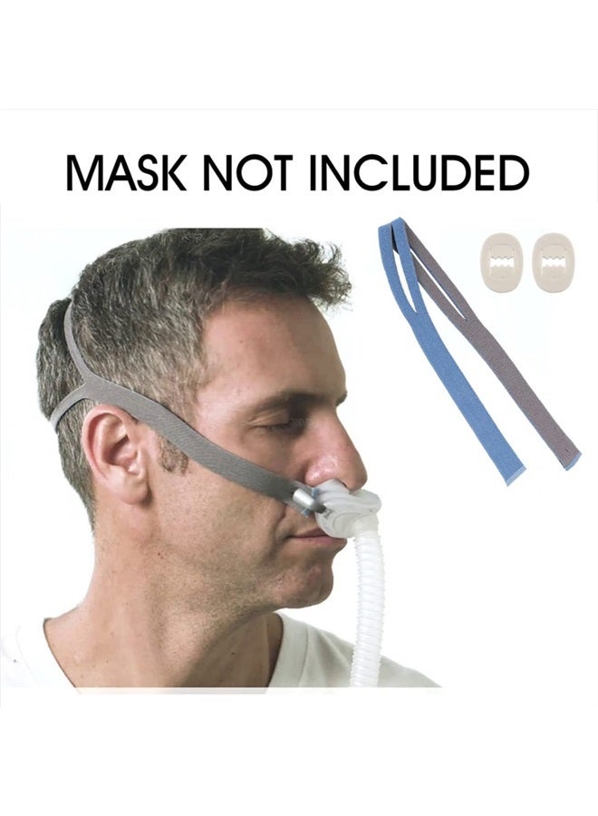 stonespace Resmed Airfit P10 Headgear Strap, Replacement CPAP Headgear Compatible with Resmed Airfit P10, 2-Pack  - Image 4