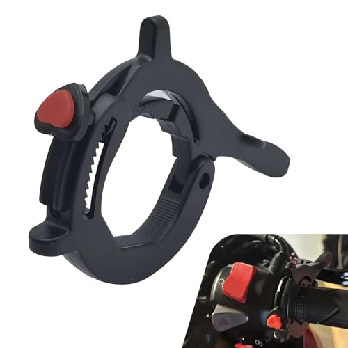 Ferianl Motorcycle Cruise Control Assist Throttle Lock Throttle Mounted Motorcycle Cruise Assist Wrist Hand Grips Black - Image 1