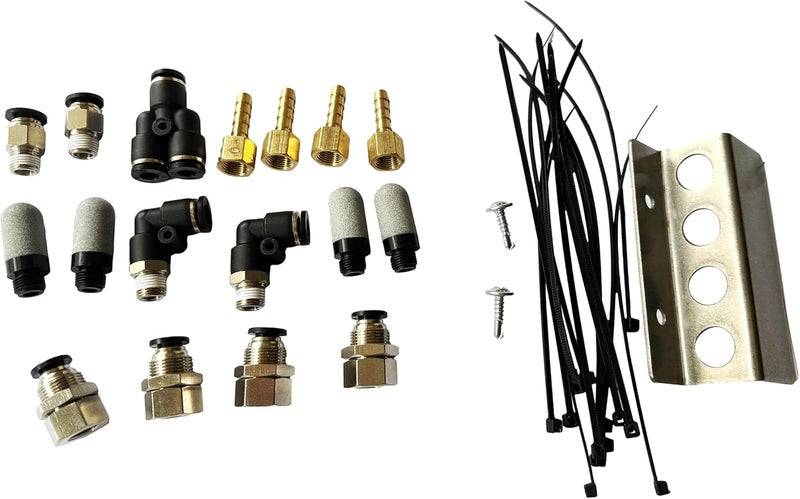 Glyqxa Universal 4 Point Differential Breather Kit for Toyota Landcruiser, Hilux, Prado, Navara, X-Trail, Mitsubishi Triton - Image 5