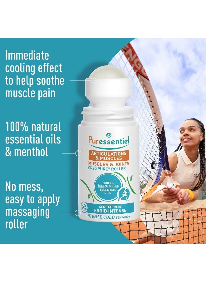 Puressentiel Puressentiel Muscle Roller, 75 ml - Muscles & Joints Cryo Pure Roller - Unisex - Athletes and Active Individuals  - Image 3