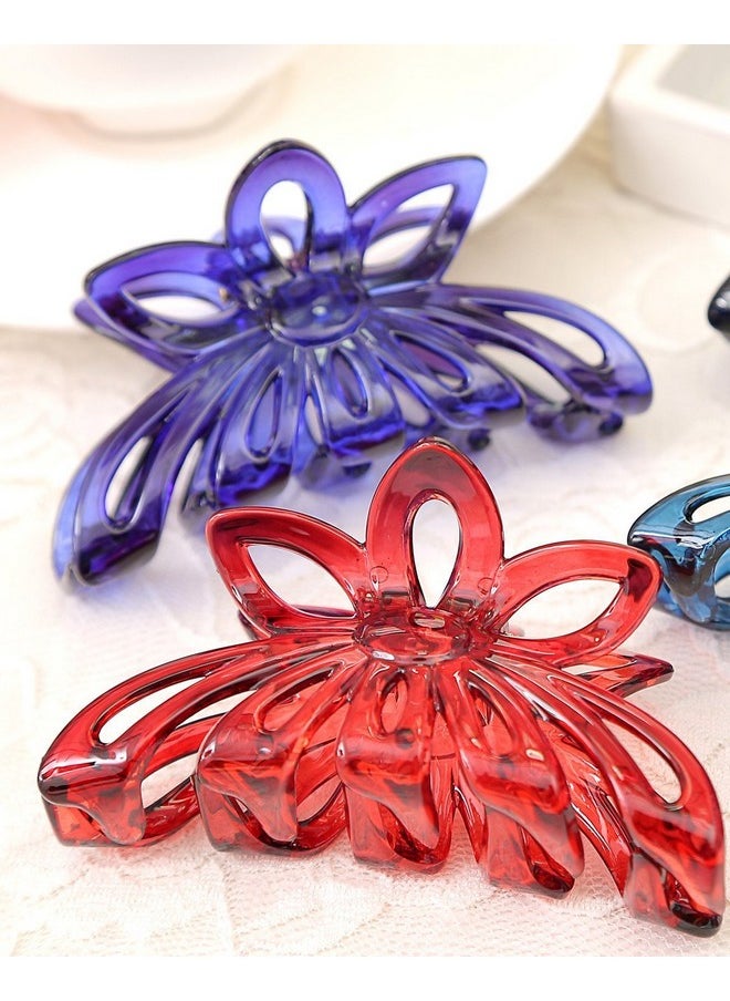 Prettyou - 3.5 Inches Plastic Large Clip Hair Claws For Women Pack Of 4 - Image 1