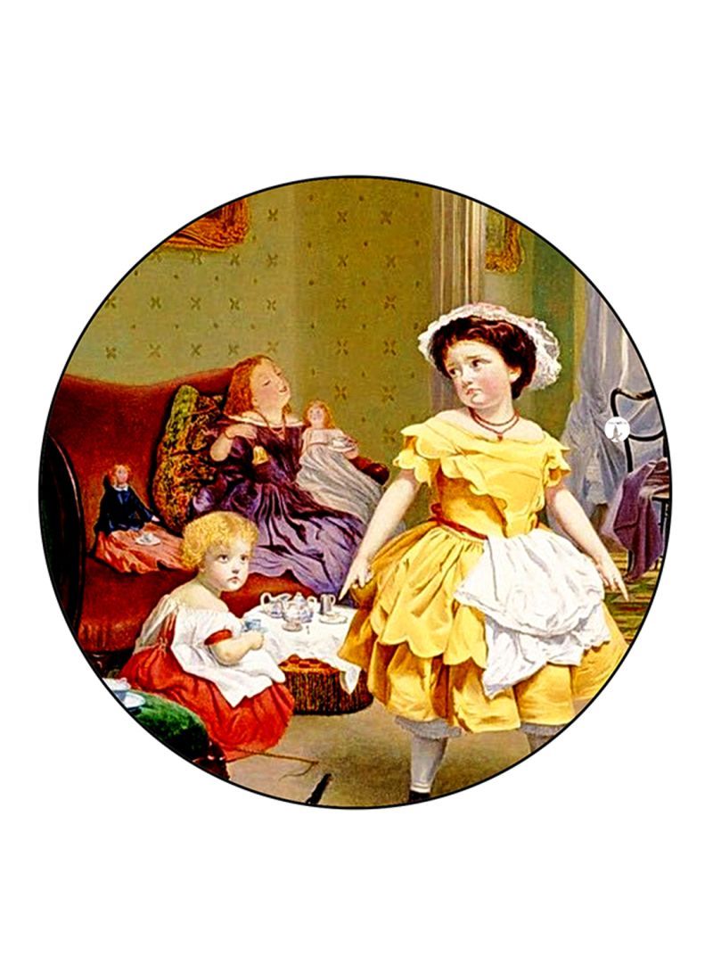 RKN Vintage Art Printed Mouse Pad Multicolour