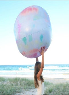 SUNNY LIFE Inflatable Tie-Dye Beach Ball | Outdoor Play Toy for Kids | Giant Colorful Outdoor Water Toy for Pool, Garden and Party  - Image 2