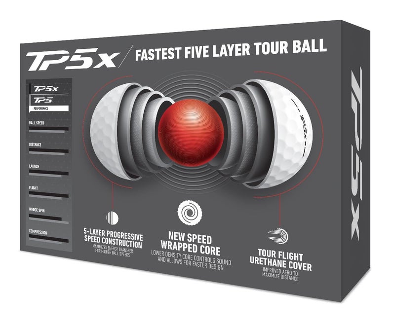 TaylorMade Golf كرات جولف تايلور ميد 2024 TP5X - دزينة واحدة - Image 4