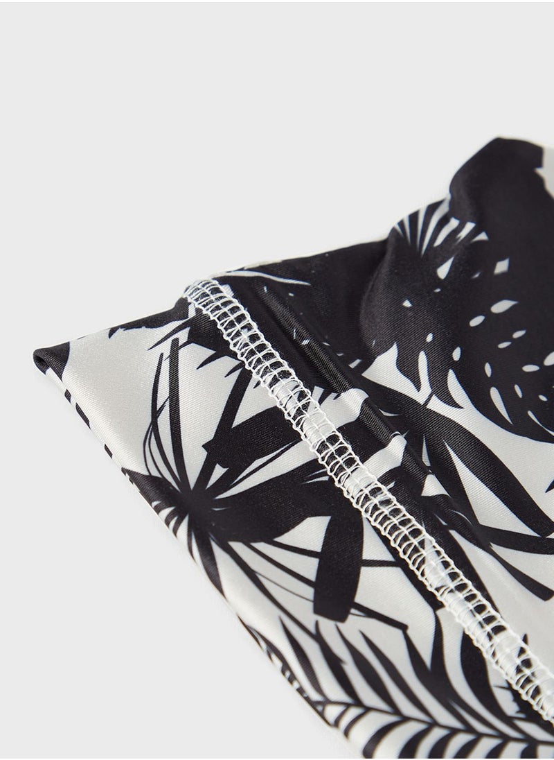 MANGO - Youth Palm Tree Crop Top - Image 1