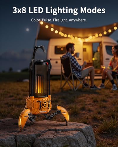 Gravastar Supernova Portable Bluetooth Speaker, LED Table Lamp Speaker, 9H Playtime, TWS Pairing, Wireless Speakers fo Party/Outdoor/Camping/Gifts - Image 5