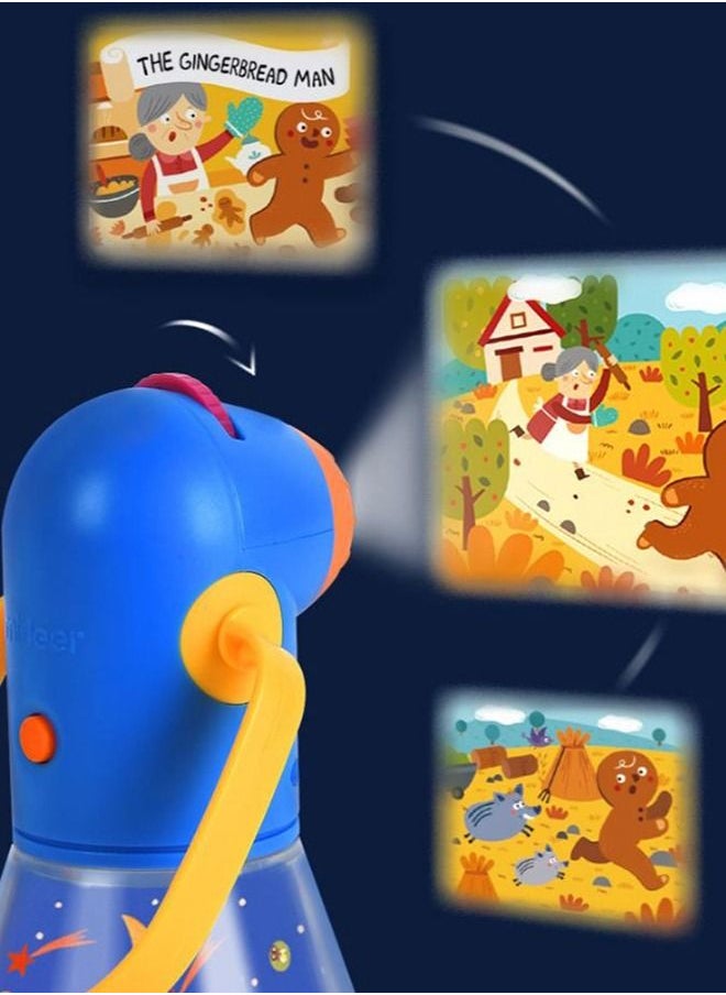 Generic - Light Projector Moonlight Story Projector Kids Storybook Torch Storybook Projector With 12pcs Story Reels - Image 1