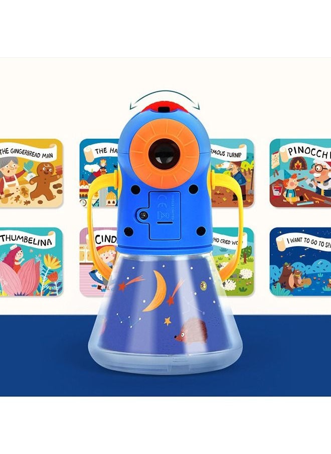 Generic - Light Projector Moonlight Story Projector Kids Storybook Torch Storybook Projector With 12pcs Story Reels - Image 1