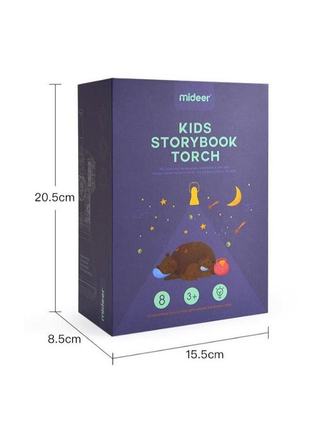 Generic - Light Projector Moonlight Story Projector Kids Storybook Torch Storybook Projector With 12pcs Story Reels - Image 1