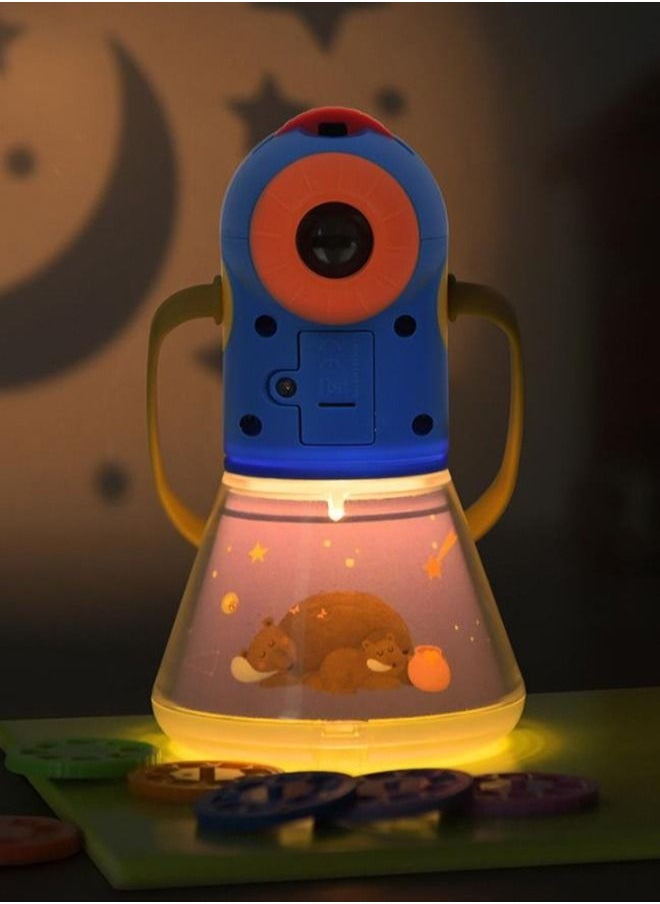 Generic - Light Projector Moonlight Story Projector Kids Storybook Torch Storybook Projector With 12pcs Story Reels - Image 1