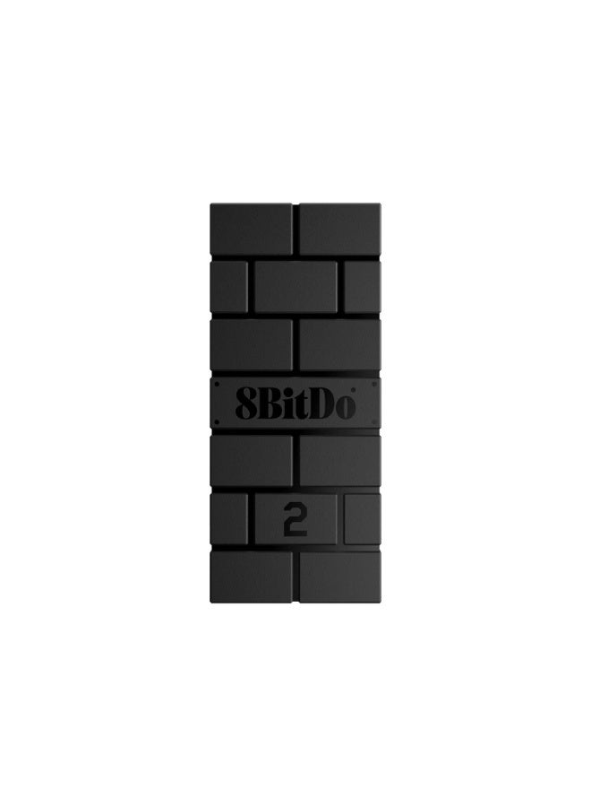 8بت دو محول USB لاسلكي 8BitDo 2 لجهاز Switch/Switch 2، وأجهزة الكمبيوتر التي تعمل بنظام Windows، وأجهزة Mac، وRaspberry Pi، متوافق مع وحدة تحكم Xbox Series X وS، ووحدة تحكم Xbox One Bluetooth، وSwitch Pro، ووحدة تحكم PS5 (أسود) - Image 2