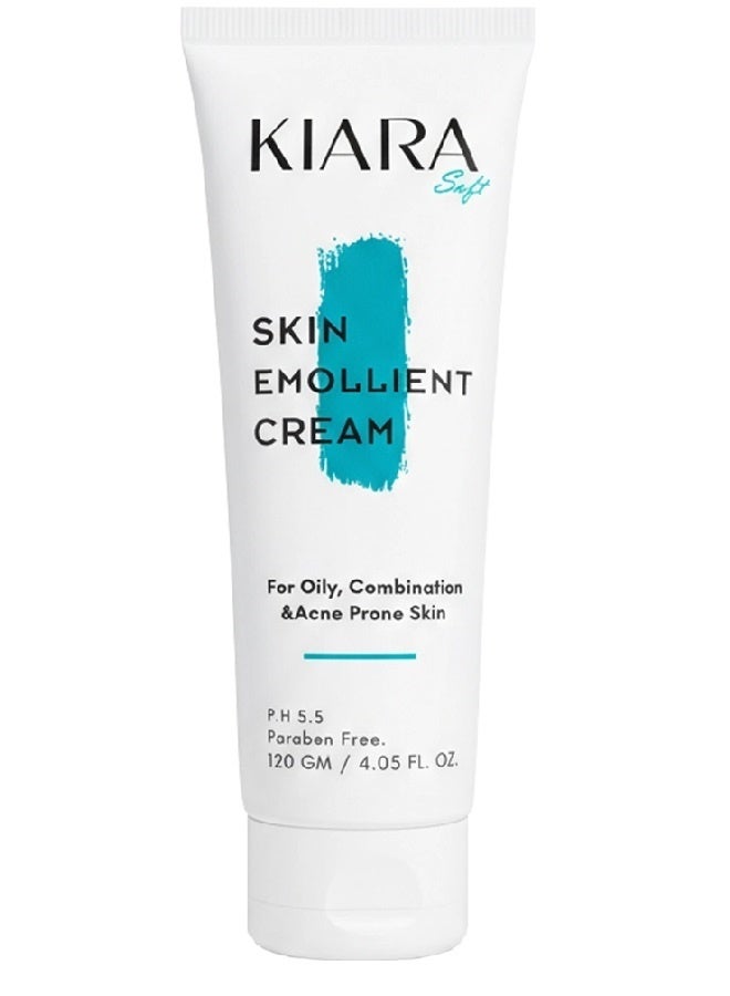 EUREKA KIARA EMOLLIENT CREAM for Oily Combination & Acne Prone Skin - 120ml - Image 1