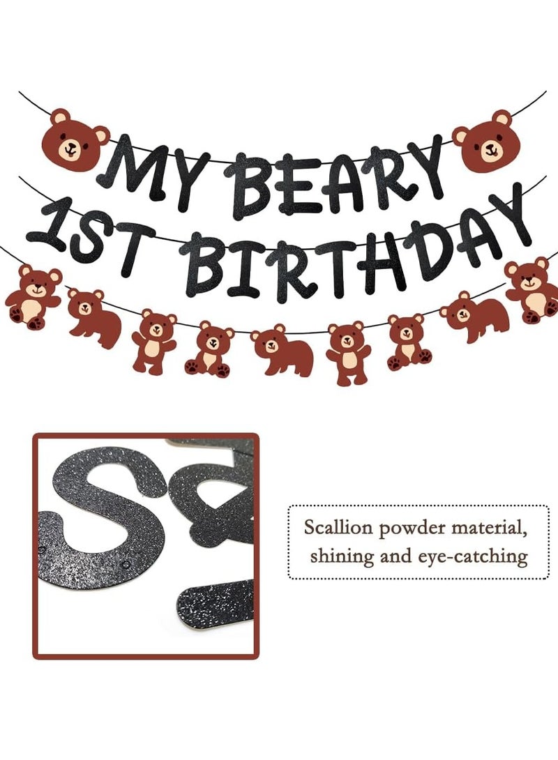 دبّ عيد ميلاد زخرفة فتى , دب عيد ميلاد زخرفة فتى بنت , دب بالون 129 بنيّ اللون الأزرق & دب احباط غابة حيوان بالون , دب موضوع عيد ميلاد طفل وابل حزب إمداد تموين - Image 5