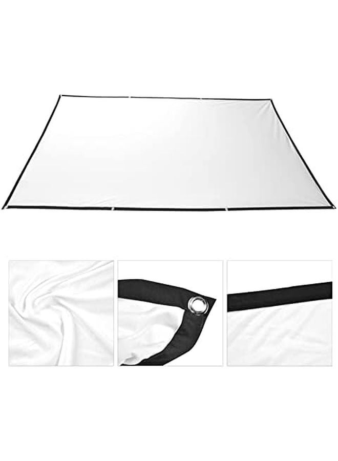 ZJchao4d0uyiat9m 12 Portable Foldable Outdoor Projector Screen with 8 Hooks for Home Theater - Image 4