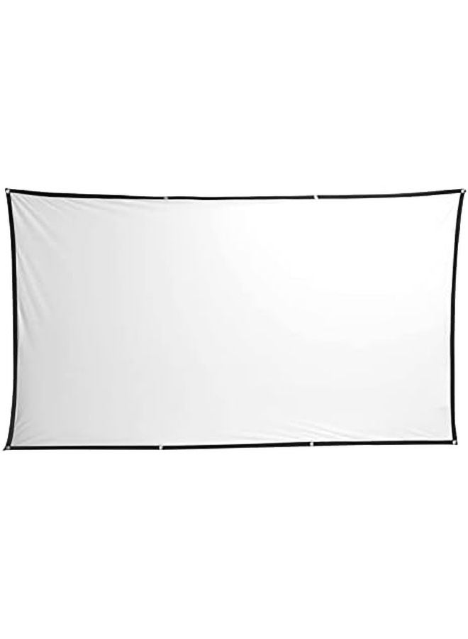 ZJchao4d0uyiat9m 12 Portable Foldable Outdoor Projector Screen with 8 Hooks for Home Theater - Image 2