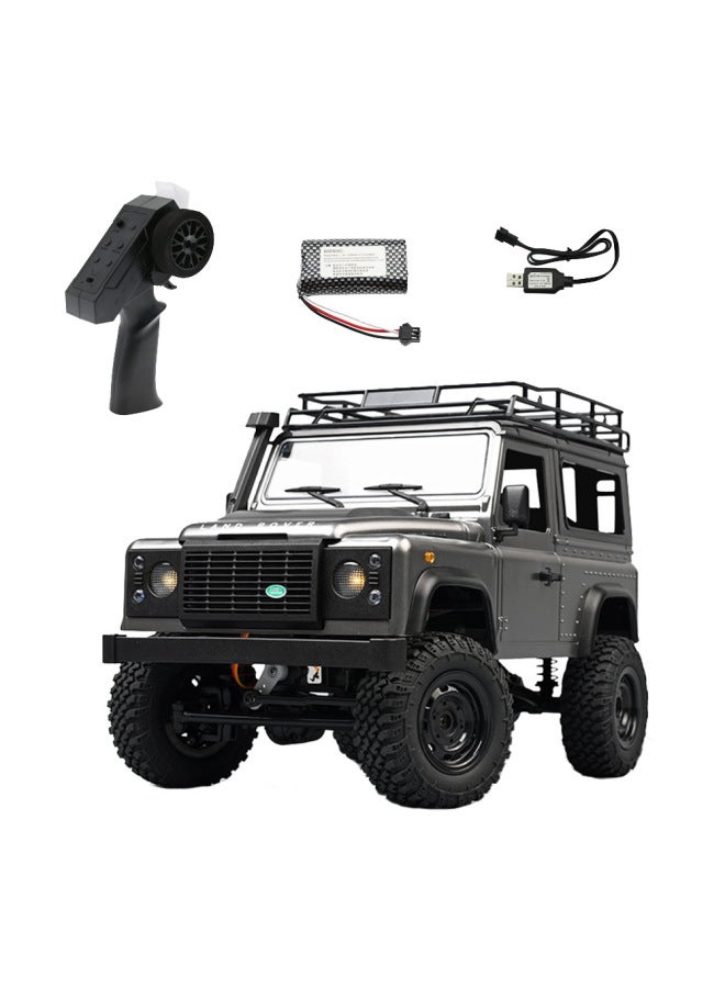 Mn99s Full Scale Four-wheel Drive Climbing Car Guardian Spotlight Upgrade Version Rc Car Remote Control Toy-Color:MN-99S2 Generation Single Power-Proportion:1:12  - Image 1