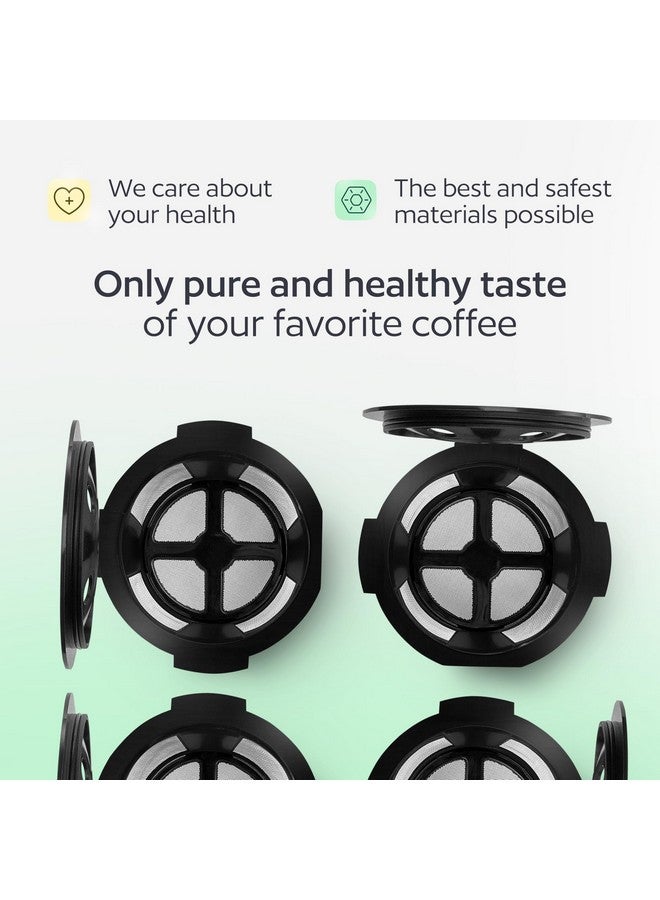 GoodCups 4 Reusable K Cups for Keurig K Supreme, K Supreme Plus, K Slim with Multistream Technology, K-Brew Chill, K-Duo Hot & Iced - 4 Black Refillable Kcups Coffee Filters for Keurig Coffee Makers - Image 4
