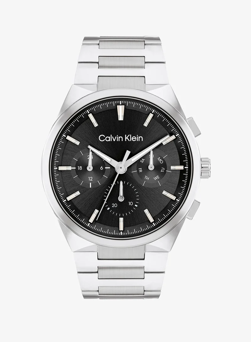 3-Hand Distinguish Collection Quartz Movement Watch For Men With Silver Stainless Steel Bracelet - 25200459