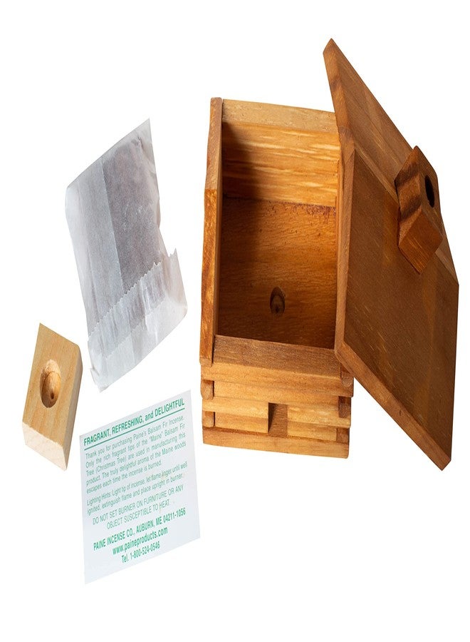 Paine's Log Cabin Incense Burner with 10 Cedar Cones - Image 5