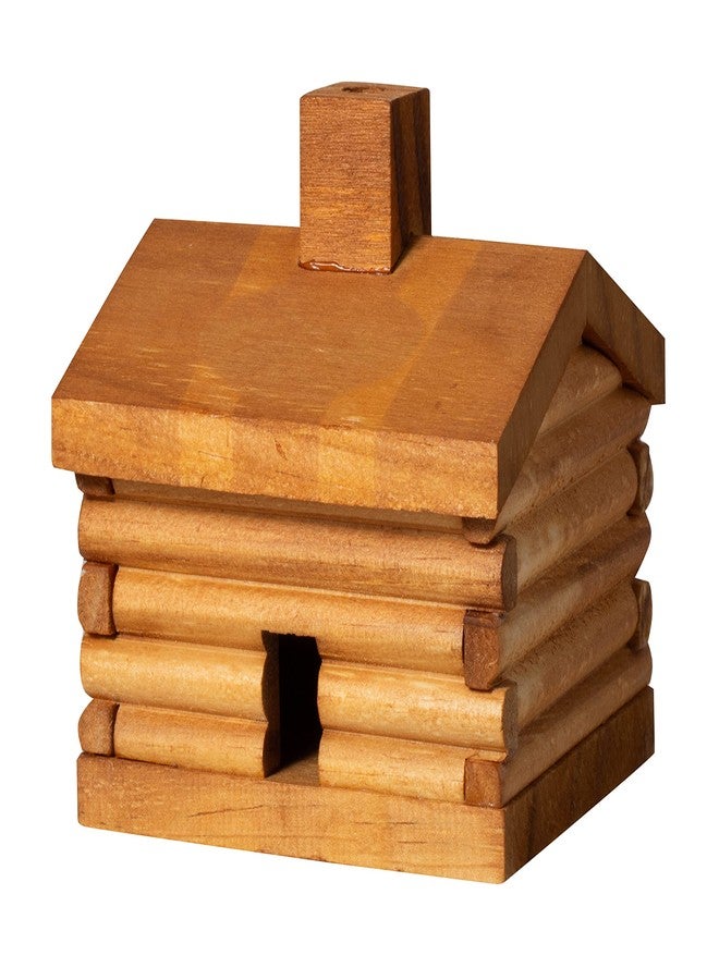 Paine's Log Cabin Incense Burner with 10 Cedar Cones - Image 1