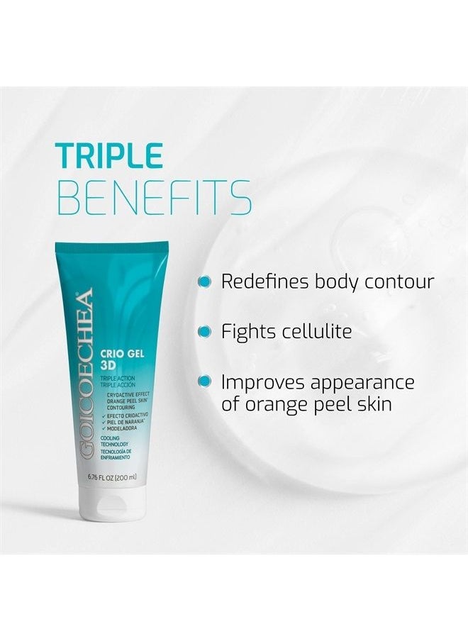 Goicoechea - 3D Crio Gel: Triple Action Cryoactive, Cooling Tech for Cellulite & Orange Peel Skin, 6.76 fl oz - Image 1