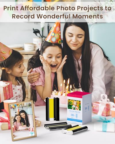 COLORWING Compatible Canon Selphy CP1500 CP1300 Paper and Ink, KP-108IN 3 Color Ink Cartridges and108 Sheets 4x6 Photo Paper 3xKP-36IP for Selphy CP1200 CP910 CP800 CP780 CP740 Compact Photo Printers - Image 5