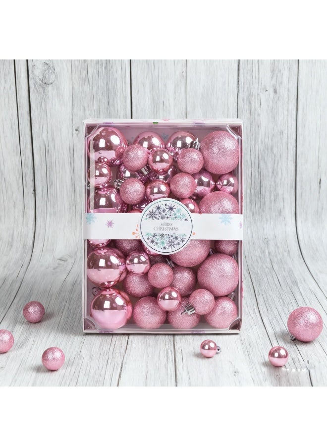 عام 42 كرة زخرفية، بمقاسات ومظاهر متعددة - 3 سم، 4 سم، 5 سم - كرات لامعة وكرات براقة، مناسبة للأعمال الحرفية والديكورات المختلفة. - Image 5