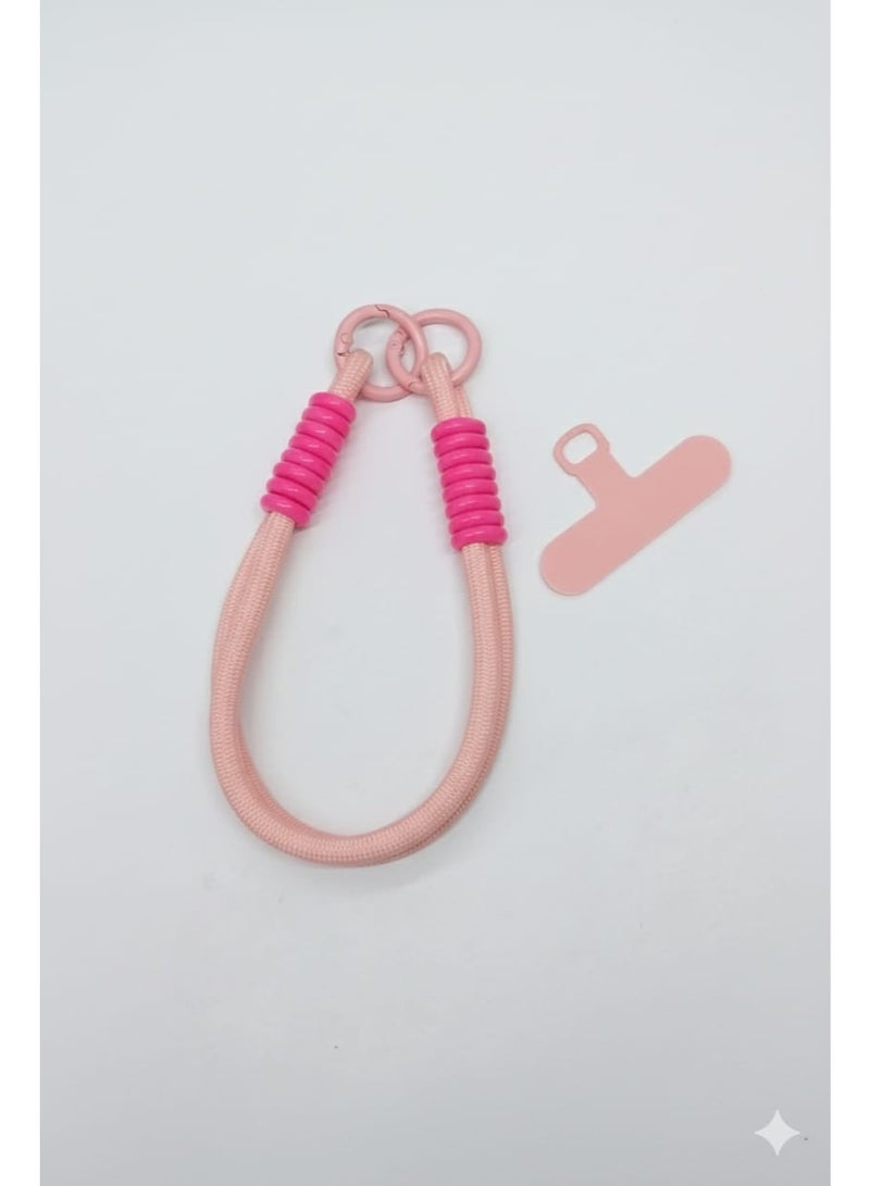 Mobile phone strap/holder - a unique, modern keychain - Colorful - Image 1