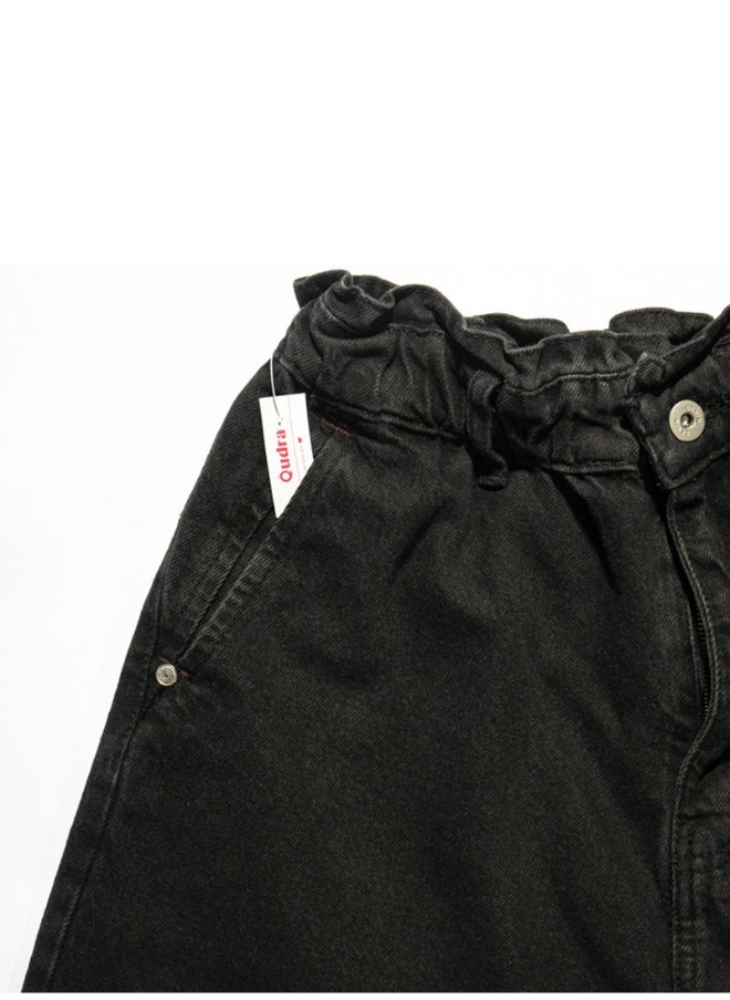 Qudra Black Boyfriend Jeans  - Image 5