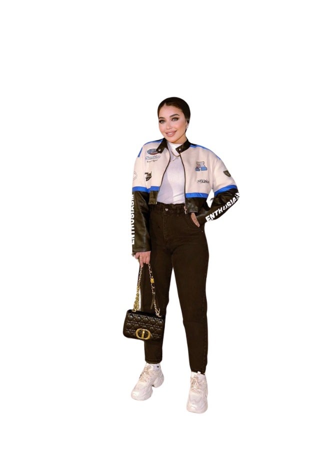 Qudra Black Boyfriend Jeans  - Image 1