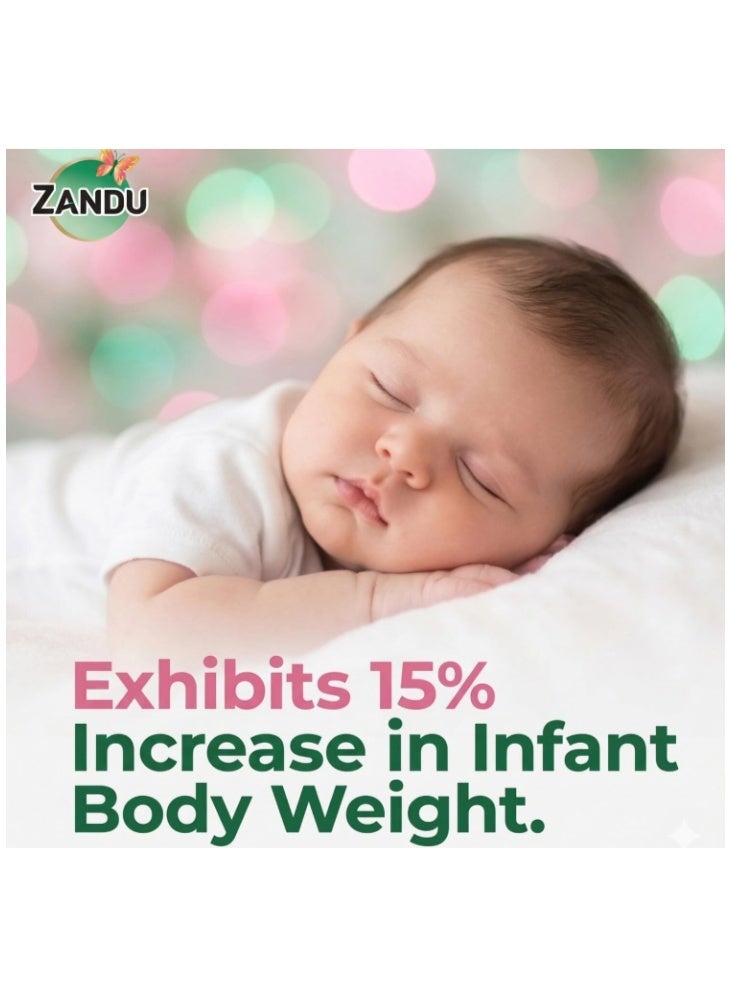 Zandu Satavarex Granules 210g – Satavari-Enriched Herbal Lactation Support for Breastfeeding Mothers - Image 5