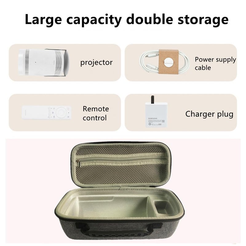 Stoyobe ® Storage Case Carrying Case Protection Bag for Samsung Freestyle Portable Projector - Image 5