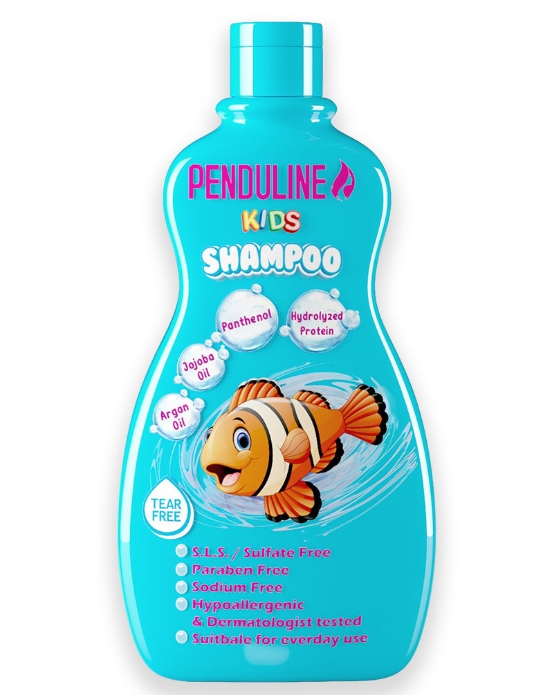 Penduline Kids Shampoo Blue | For Dry Hair | Gentle Cleansing & Frizz Control |Nourishing & Moisturizing |65 ML - Image 1