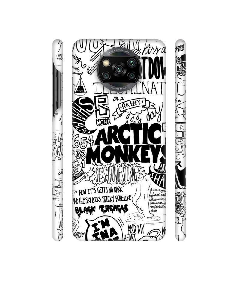 Casotec Back Cover for Mi Poco X3 / Poco X3 Pro hard Plastic,Multicolor - Image 2