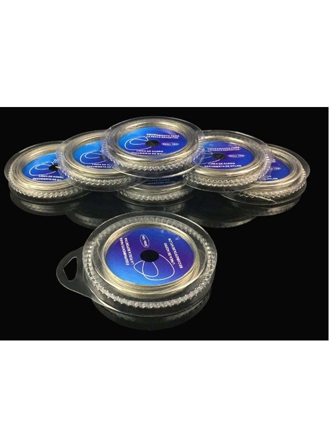 Mimilure (18kg Test) - 4.5LB-90kg Fishing line Wire Leader Vinyl Coated Stainless Steel Leader Wire 10 Metre,with 12pcs Crimps Sleeves - Image 2