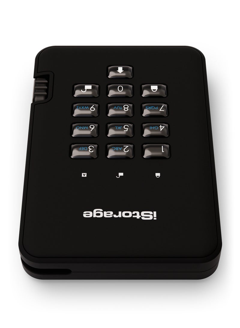 iStorage diskAshur2 HDD 2 TB  -Secure Portable Hard Drive - Password Protected - Dust/Water-Resistant - Hardware Encryption - Image 5