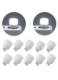 AMNAAZ Mini Usb Led Light Lamp, 10 Pcs Usb Plug in Led Night Light,USB Plug-in Lights,Mini LED Bulb,LED Portable Car Bulb, Ideal for Bedroom (10 Pcs).  - Image 1