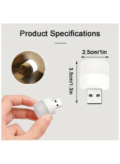 AMNAAZ Mini Usb Led Light Lamp, 10 Pcs Usb Plug in Led Night Light,USB Plug-in Lights,Mini LED Bulb,LED Portable Car Bulb, Ideal for Bedroom (10 Pcs).  - Image 2