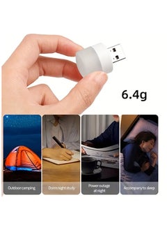 AMNAAZ Mini Usb Led Light Lamp, 10 Pcs Usb Plug in Led Night Light,USB Plug-in Lights,Mini LED Bulb,LED Portable Car Bulb, Ideal for Bedroom (10 Pcs).  - Image 4