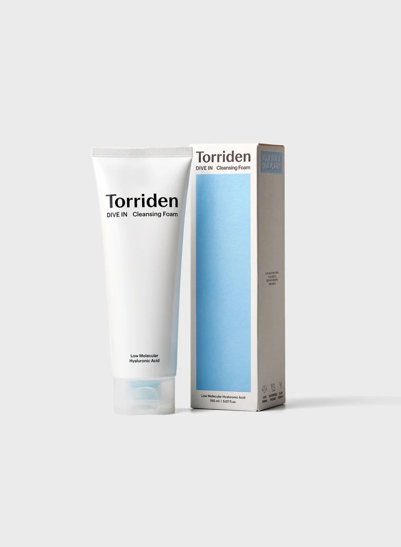Torriden Torriden Dive-In Low Molecular Hyaluronic Acid Cleansing Foam 150Ml