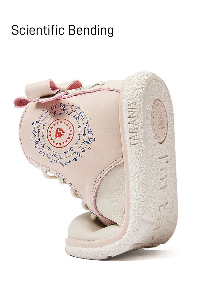 Taranis Taranis Children's Shoes Girl's White-Pink Leather Martin Boots  - Image 3