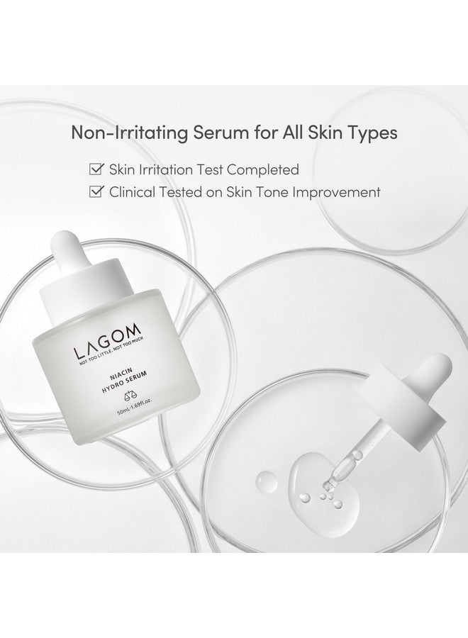 LAGOM Niacin Hydro Serum | 5% Niacinamide, Green Herbs | Pore Care, Dull Skin, Intense Moisturizing & Brightening | Korean Skincare, Irritation-Tested, 1.69 Fl Oz - Image 4
