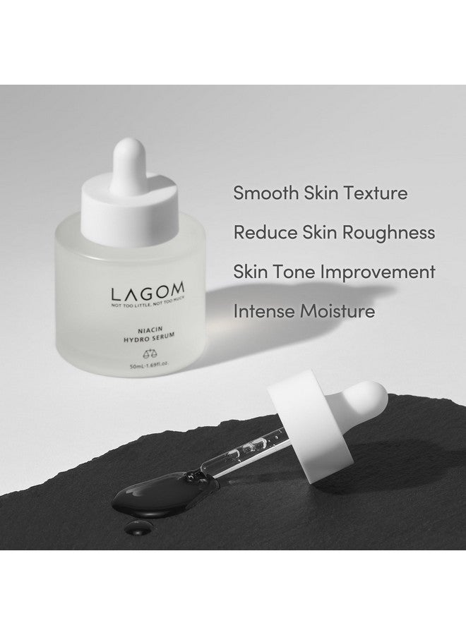 LAGOM Niacin Hydro Serum | 5% Niacinamide, Green Herbs | Pore Care, Dull Skin, Intense Moisturizing & Brightening | Korean Skincare, Irritation-Tested, 1.69 Fl Oz - Image 2